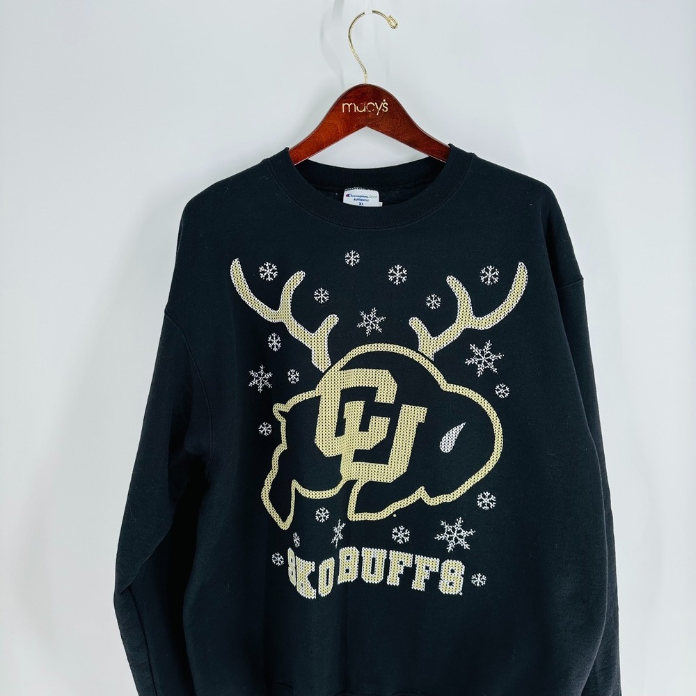 Colorado Buffs Champion Black and Gold Sweatshirt